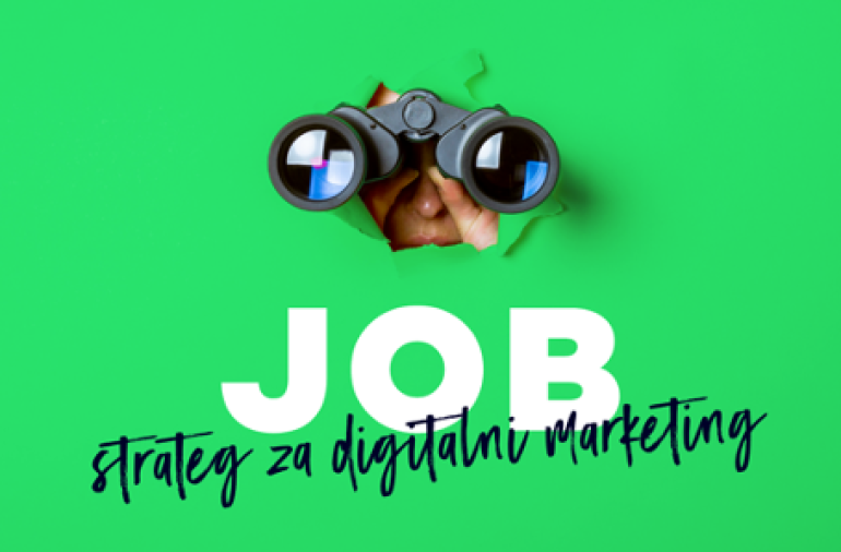 Job: Strateg/-inja za digitalni marketing